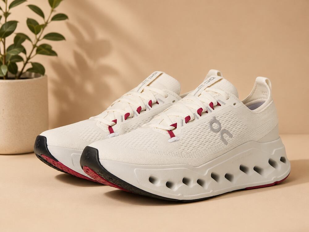 NWT On Cloudsurfer Max Women's Running Shoes Ivory Arctic Size 8 M New